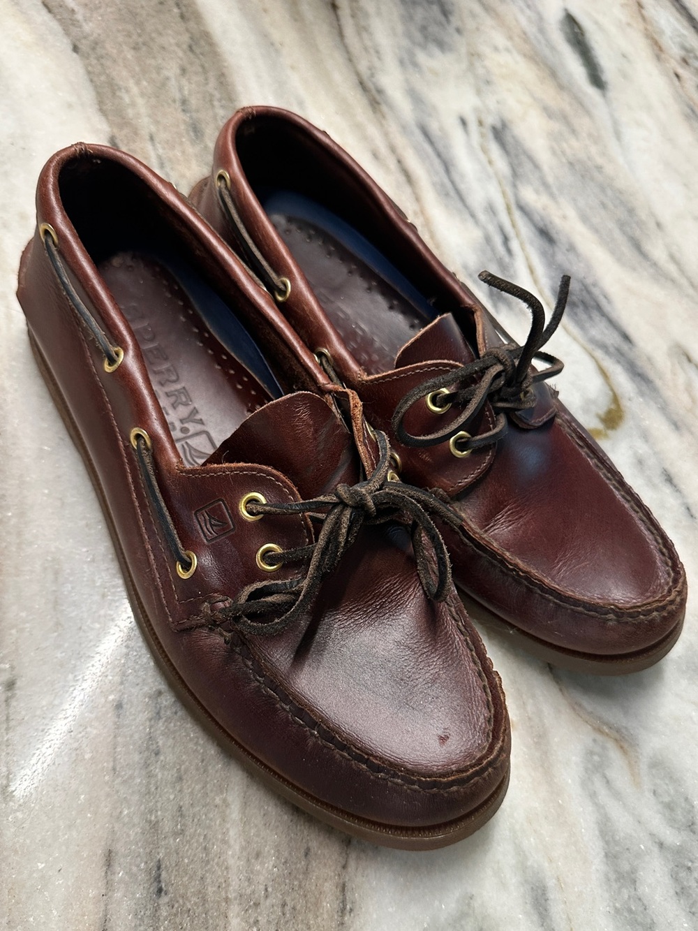 Men’s Sperry Topsider Leather Boat Shoe size 10.5